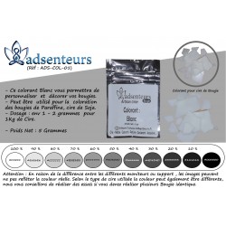 Colorant Blanc - Pastille -...